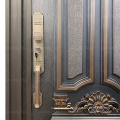 Guatemala Carved Design Cast Aluminum Anti-Explosion High quality Main Front Security Steel Door For Apartment